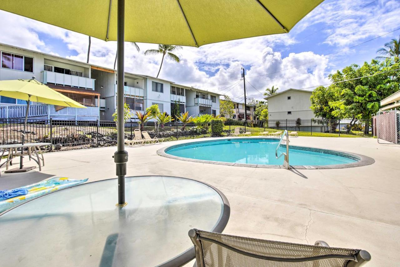 Sunny Central Condo Lanai And Community Pool Access Kailua-Kona Exterior photo