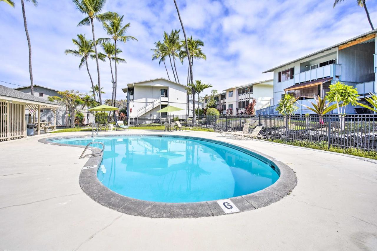 Sunny Central Condo Lanai And Community Pool Access Kailua-Kona Exterior photo
